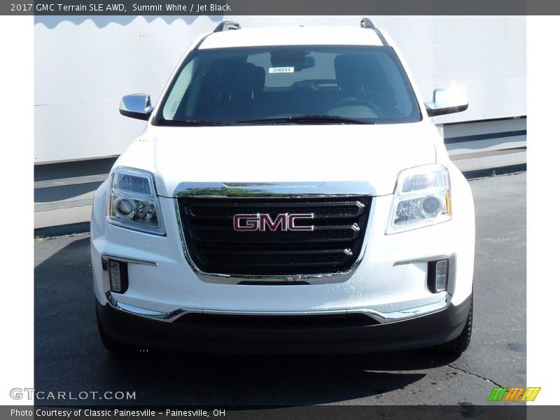 Summit White / Jet Black 2017 GMC Terrain SLE AWD