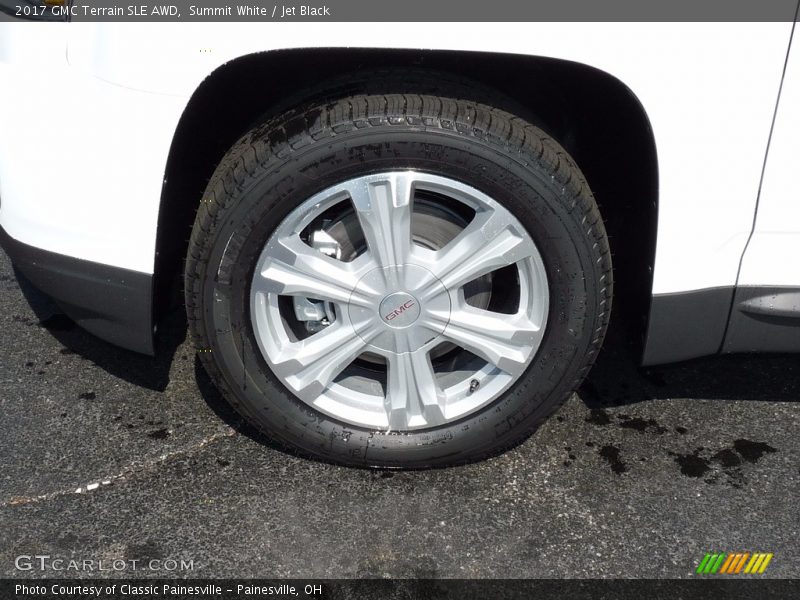 Summit White / Jet Black 2017 GMC Terrain SLE AWD