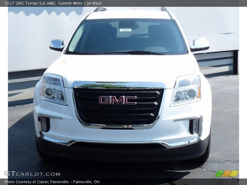 Summit White / Jet Black 2017 GMC Terrain SLE AWD
