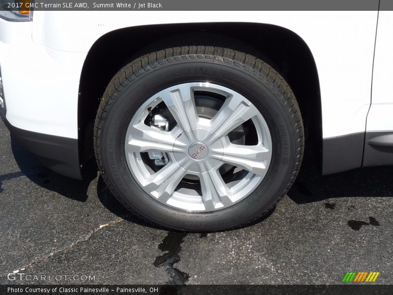 Summit White / Jet Black 2017 GMC Terrain SLE AWD