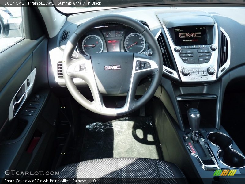 Summit White / Jet Black 2017 GMC Terrain SLE AWD
