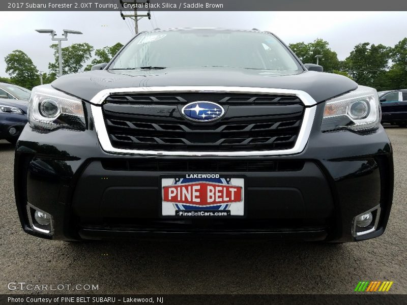 Crystal Black Silica / Saddle Brown 2017 Subaru Forester 2.0XT Touring