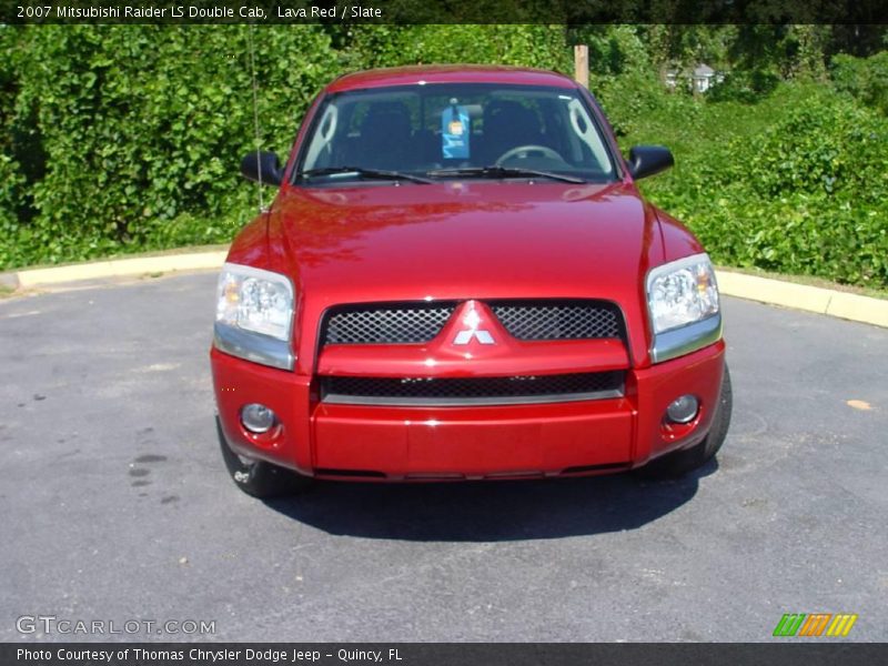 Lava Red / Slate 2007 Mitsubishi Raider LS Double Cab