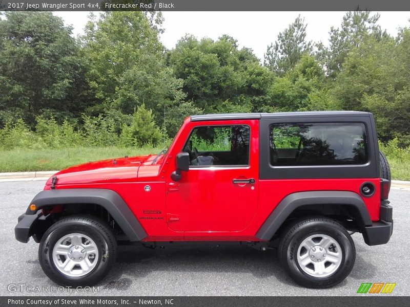 Firecracker Red / Black 2017 Jeep Wrangler Sport 4x4