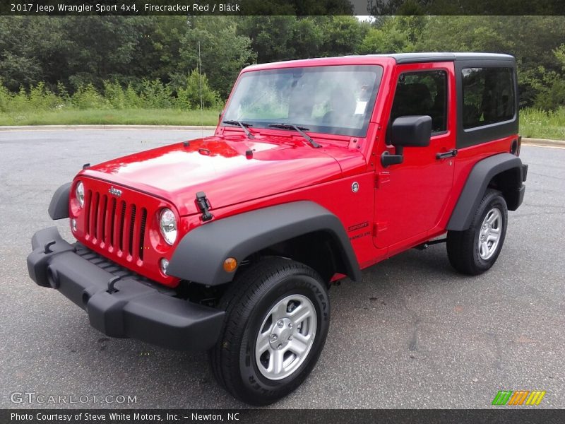 Firecracker Red / Black 2017 Jeep Wrangler Sport 4x4