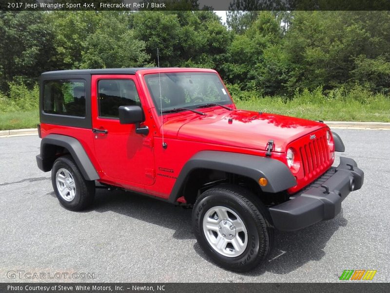 Firecracker Red / Black 2017 Jeep Wrangler Sport 4x4