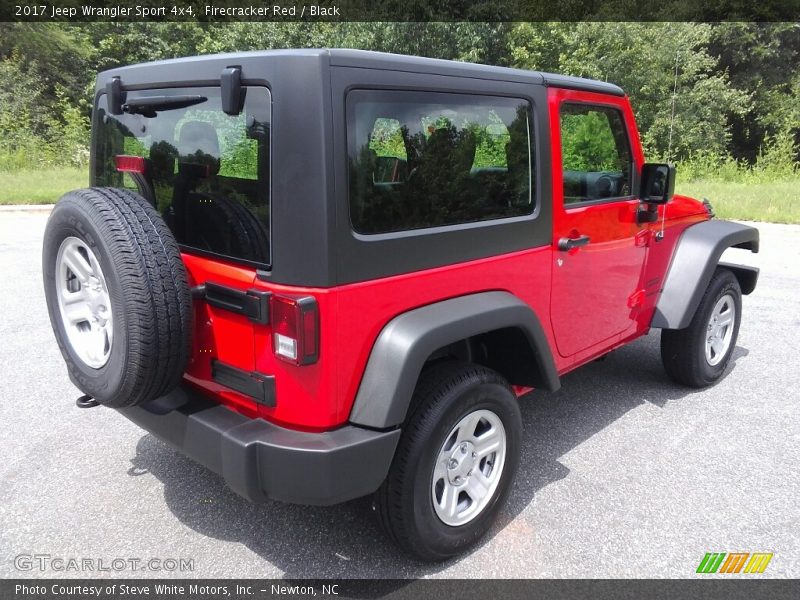 Firecracker Red / Black 2017 Jeep Wrangler Sport 4x4