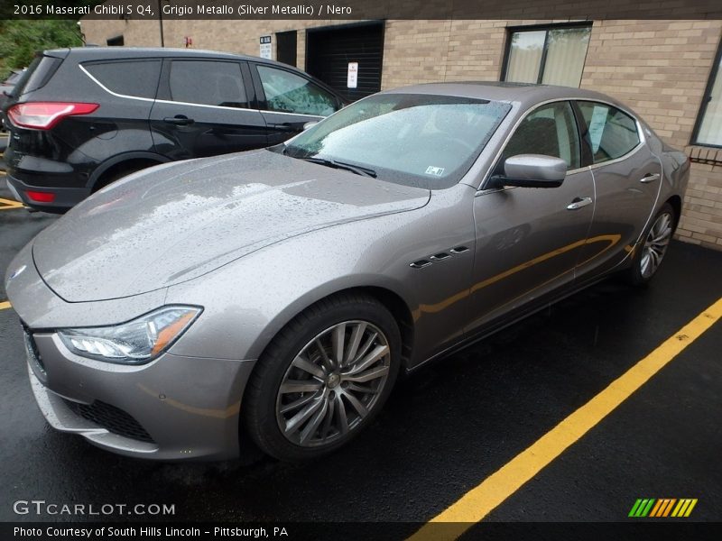 Grigio Metallo (Silver Metallic) / Nero 2016 Maserati Ghibli S Q4