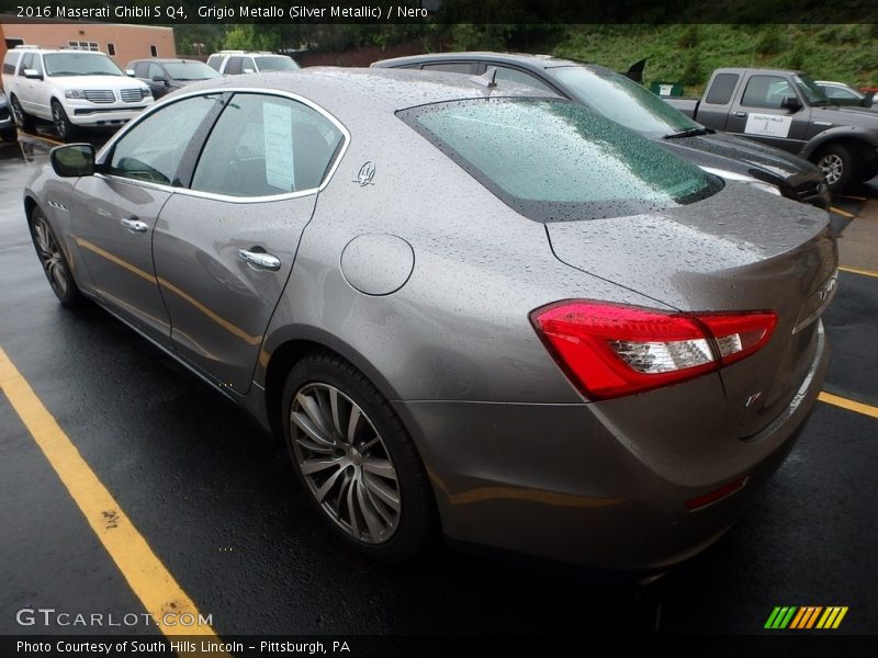Grigio Metallo (Silver Metallic) / Nero 2016 Maserati Ghibli S Q4