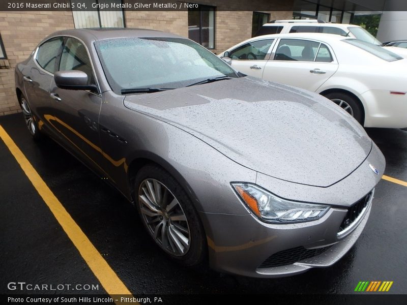 Grigio Metallo (Silver Metallic) / Nero 2016 Maserati Ghibli S Q4