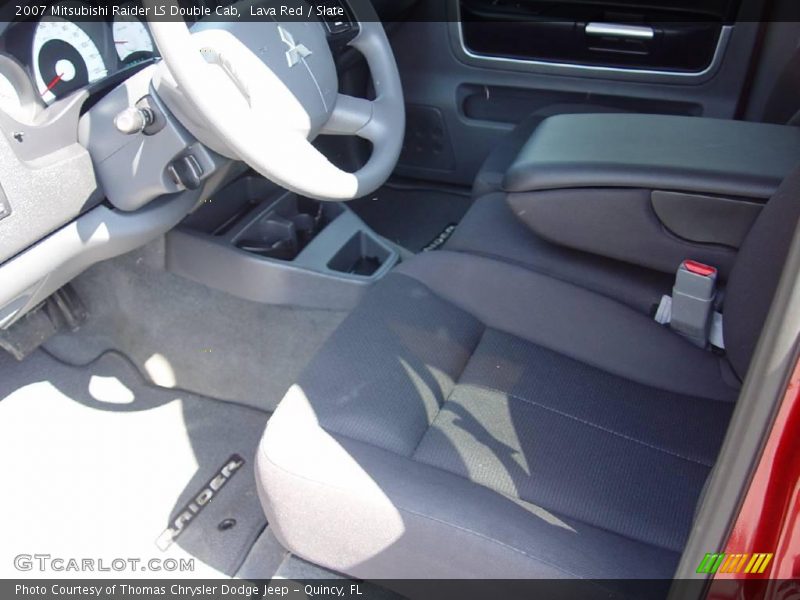 Lava Red / Slate 2007 Mitsubishi Raider LS Double Cab