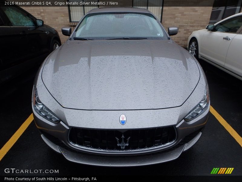 Grigio Metallo (Silver Metallic) / Nero 2016 Maserati Ghibli S Q4