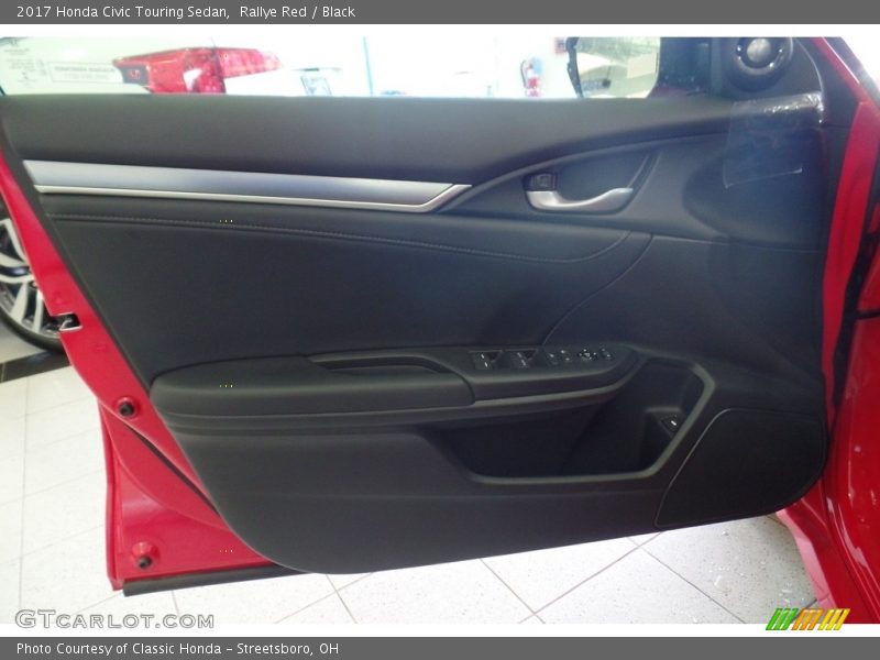 Rallye Red / Black 2017 Honda Civic Touring Sedan