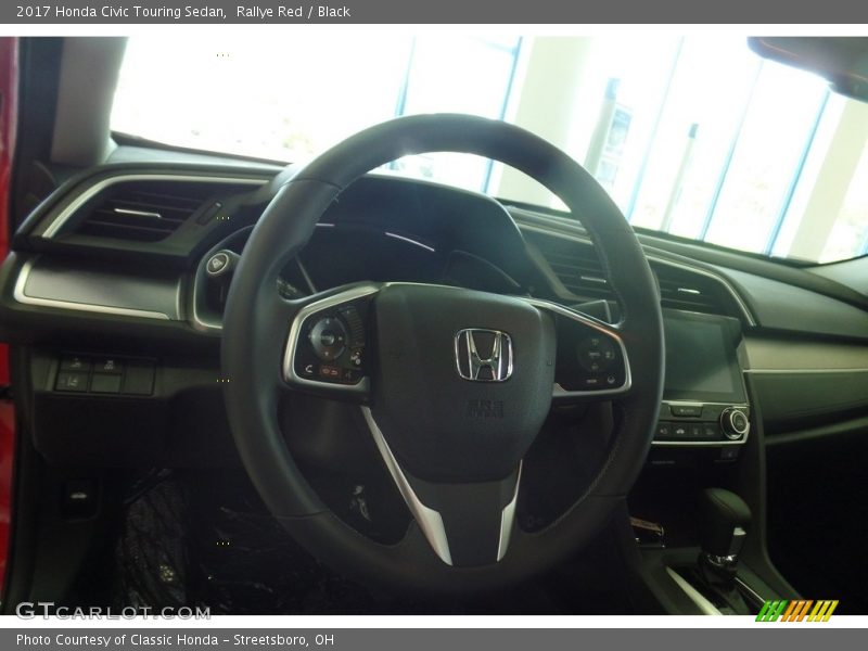 Rallye Red / Black 2017 Honda Civic Touring Sedan