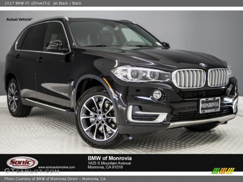 Jet Black / Black 2017 BMW X5 xDrive35d