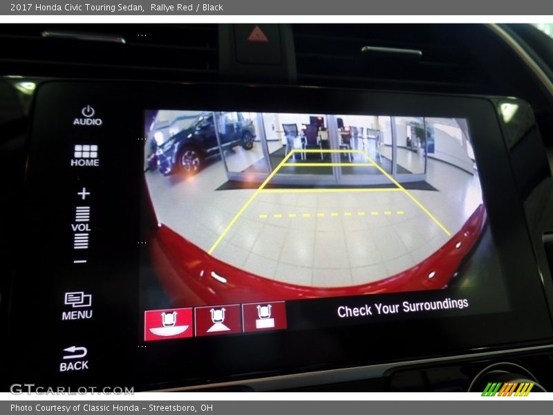 Rallye Red / Black 2017 Honda Civic Touring Sedan