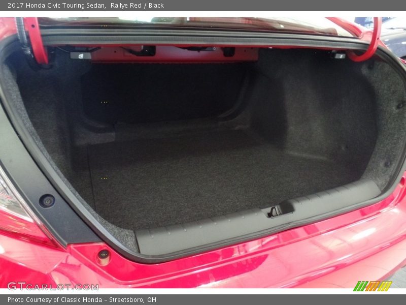 Rallye Red / Black 2017 Honda Civic Touring Sedan