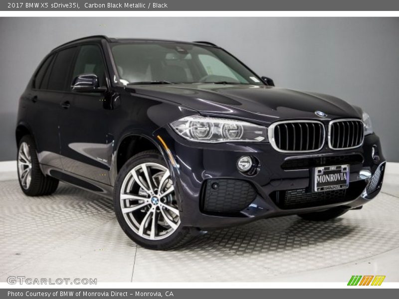 Carbon Black Metallic / Black 2017 BMW X5 sDrive35i