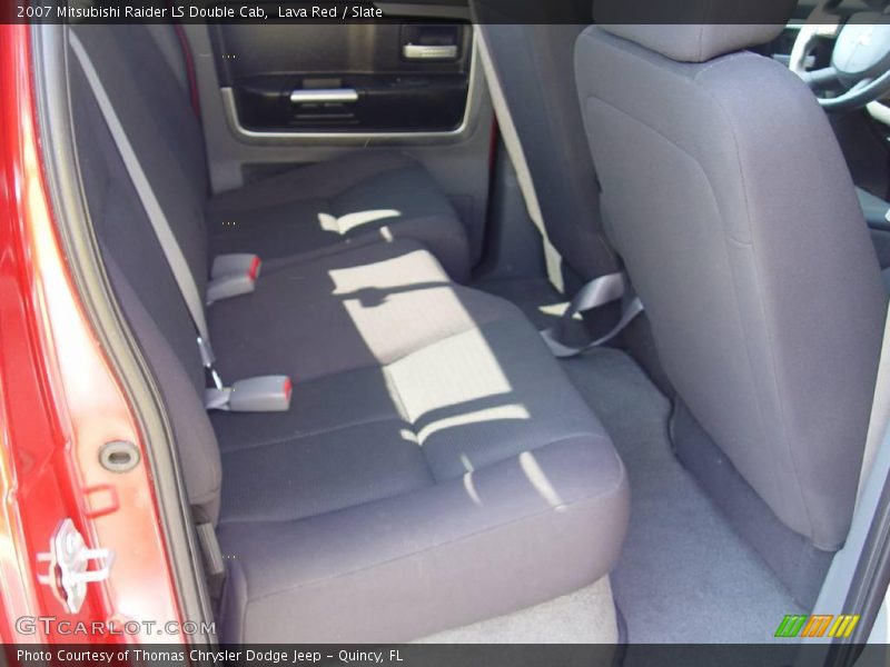 Lava Red / Slate 2007 Mitsubishi Raider LS Double Cab