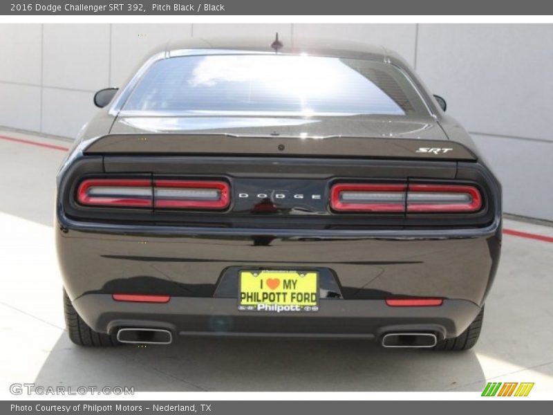 Pitch Black / Black 2016 Dodge Challenger SRT 392