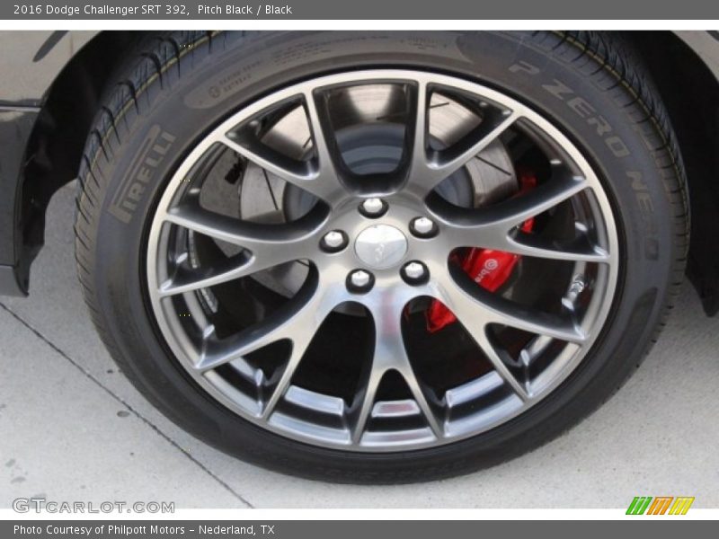 Pitch Black / Black 2016 Dodge Challenger SRT 392