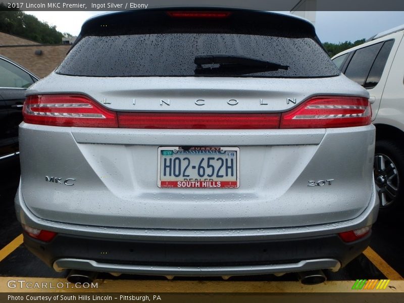 Ingot Silver / Ebony 2017 Lincoln MKC Premier