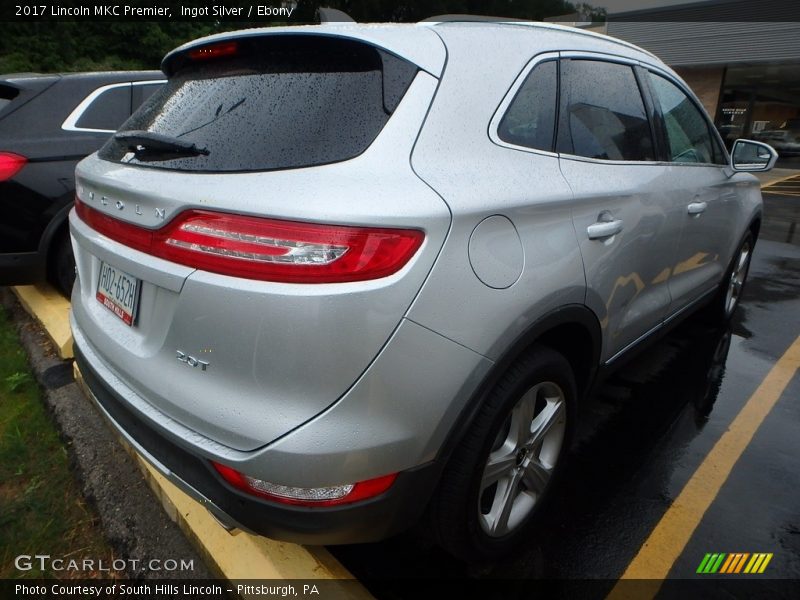 Ingot Silver / Ebony 2017 Lincoln MKC Premier
