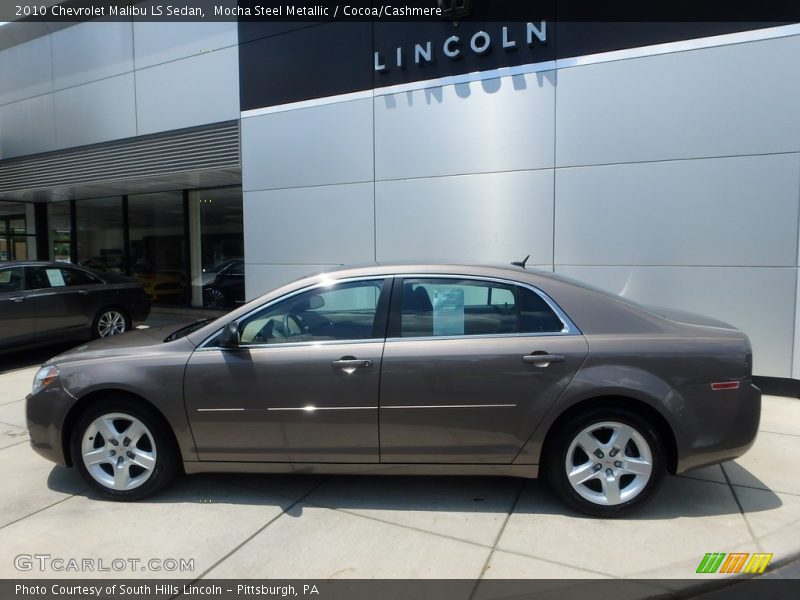 Mocha Steel Metallic / Cocoa/Cashmere 2010 Chevrolet Malibu LS Sedan