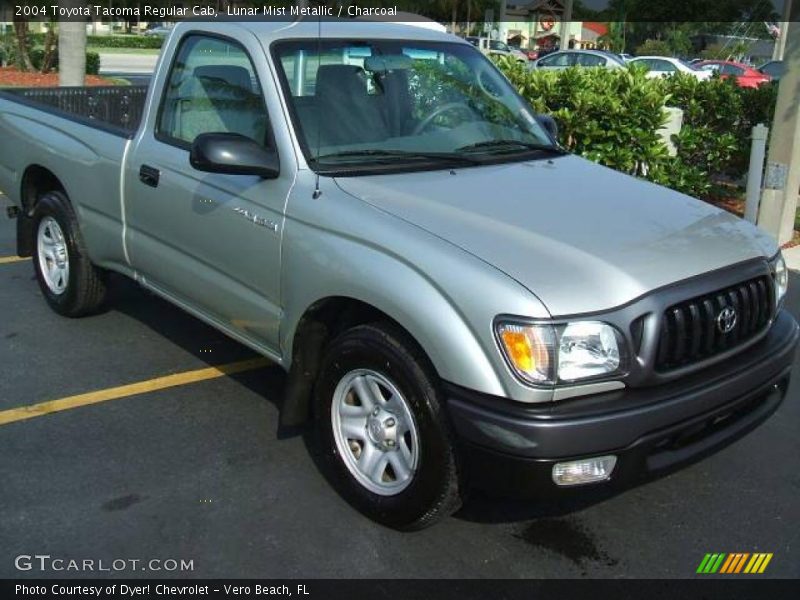 Lunar Mist Metallic / Charcoal 2004 Toyota Tacoma Regular Cab