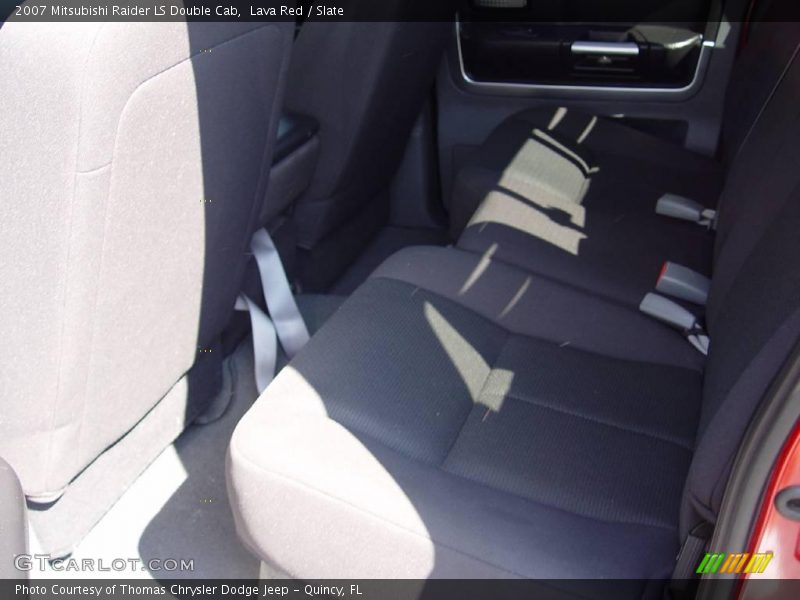 Lava Red / Slate 2007 Mitsubishi Raider LS Double Cab