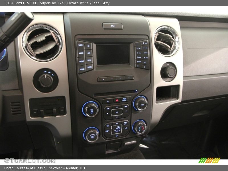 Oxford White / Steel Grey 2014 Ford F150 XLT SuperCab 4x4