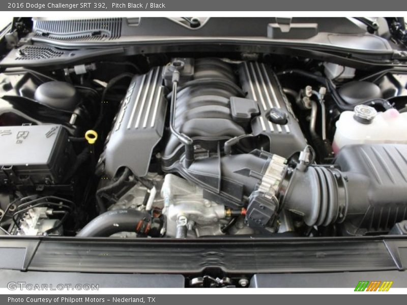 Pitch Black / Black 2016 Dodge Challenger SRT 392