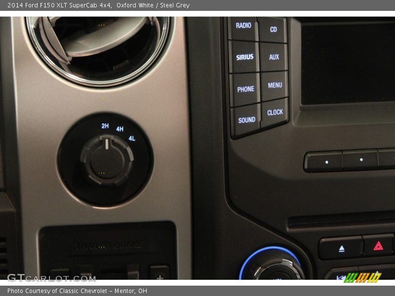 Oxford White / Steel Grey 2014 Ford F150 XLT SuperCab 4x4