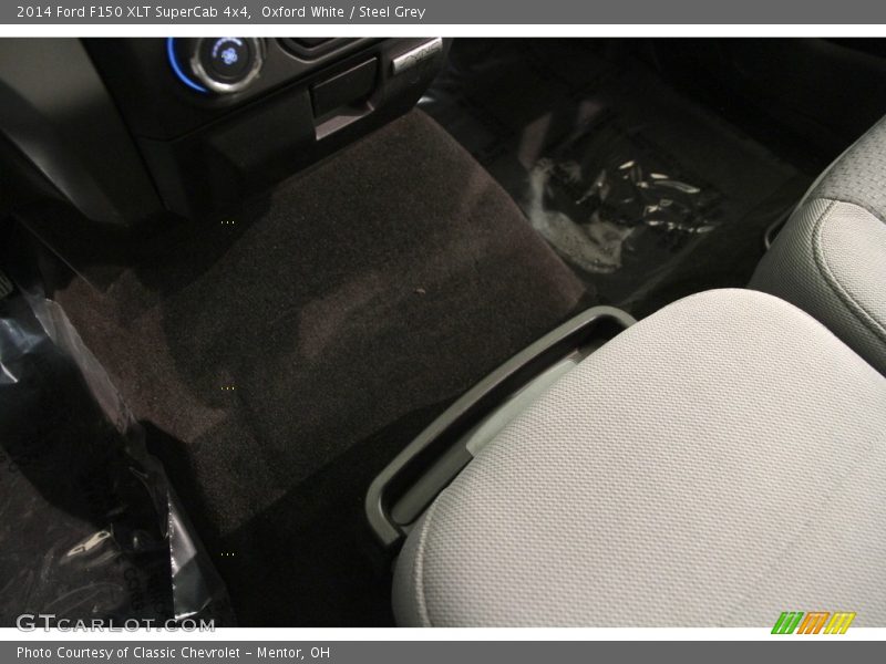 Oxford White / Steel Grey 2014 Ford F150 XLT SuperCab 4x4