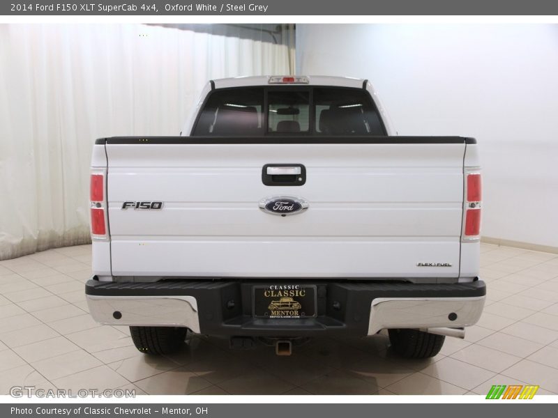 Oxford White / Steel Grey 2014 Ford F150 XLT SuperCab 4x4