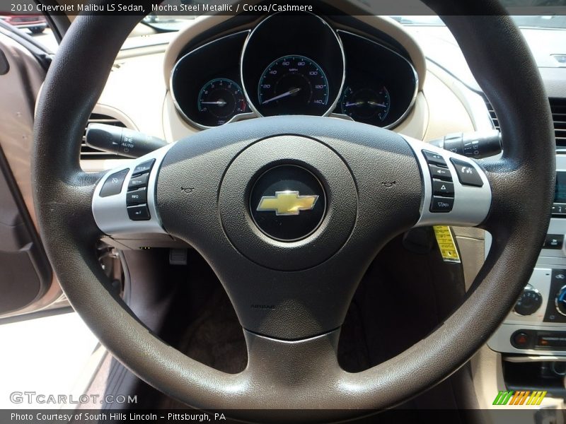 Mocha Steel Metallic / Cocoa/Cashmere 2010 Chevrolet Malibu LS Sedan