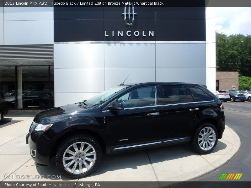 Tuxedo Black / Limited Edition Bronze Metallic/Charcoal Black 2013 Lincoln MKX AWD