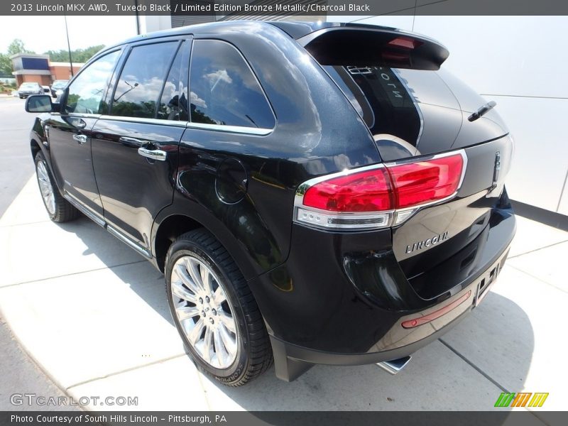 Tuxedo Black / Limited Edition Bronze Metallic/Charcoal Black 2013 Lincoln MKX AWD