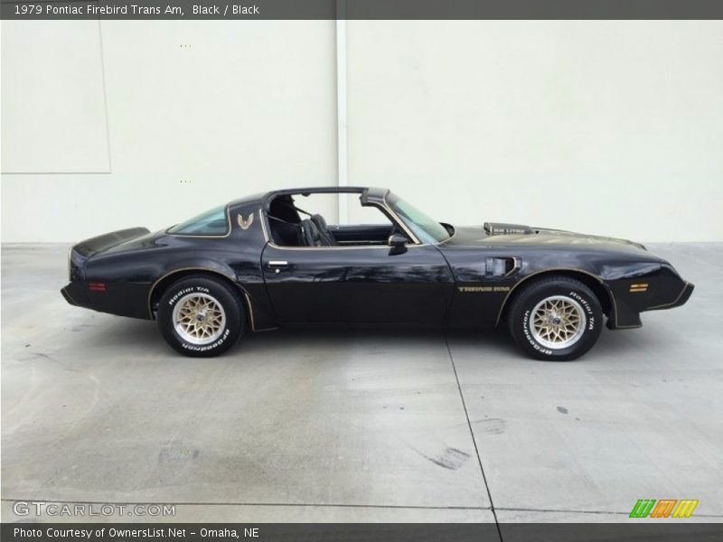 Black / Black 1979 Pontiac Firebird Trans Am