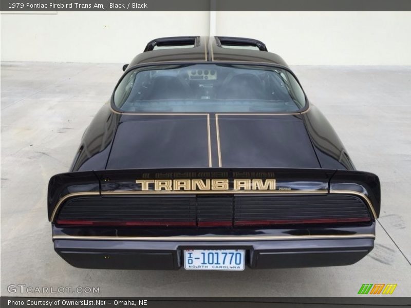 Black / Black 1979 Pontiac Firebird Trans Am