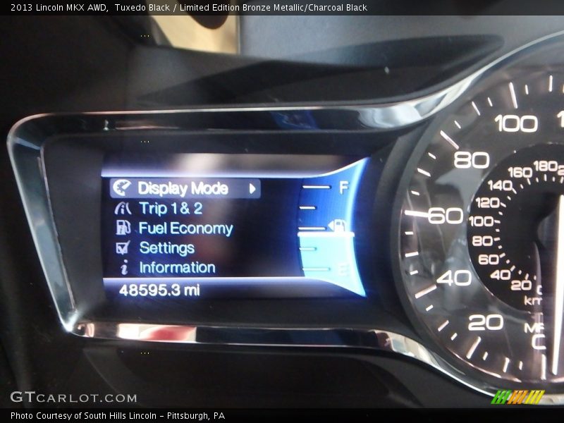 Tuxedo Black / Limited Edition Bronze Metallic/Charcoal Black 2013 Lincoln MKX AWD