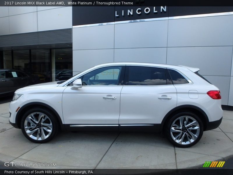  2017 MKX Black Label AWD White Platinum
