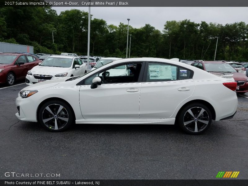 Crystal White Pearl / Black 2017 Subaru Impreza 2.0i Sport 4-Door
