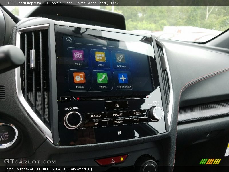 Crystal White Pearl / Black 2017 Subaru Impreza 2.0i Sport 4-Door