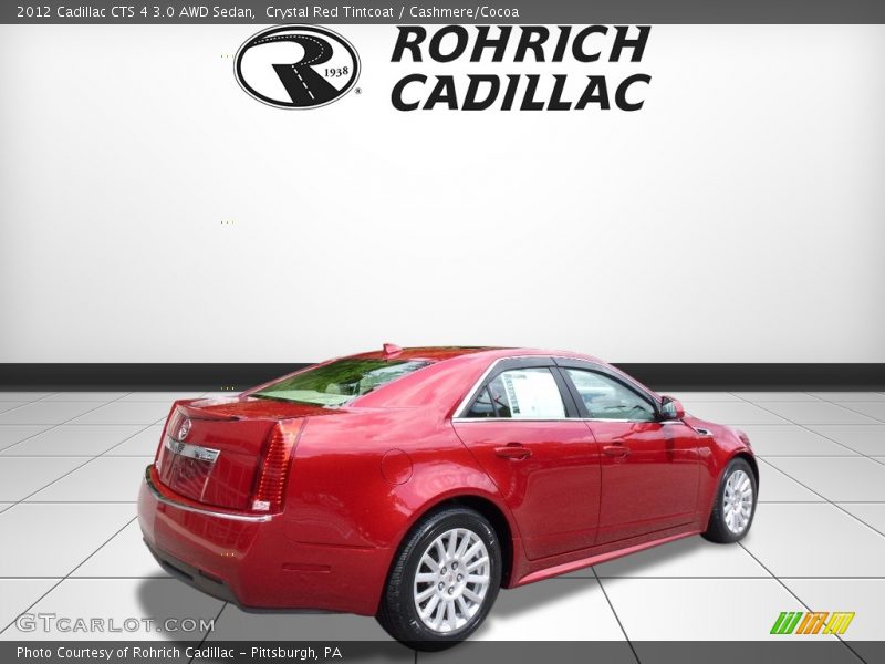 Crystal Red Tintcoat / Cashmere/Cocoa 2012 Cadillac CTS 4 3.0 AWD Sedan