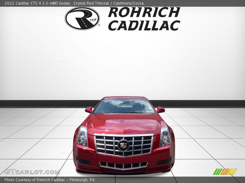 Crystal Red Tintcoat / Cashmere/Cocoa 2012 Cadillac CTS 4 3.0 AWD Sedan