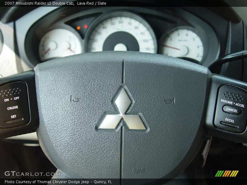Lava Red / Slate 2007 Mitsubishi Raider LS Double Cab