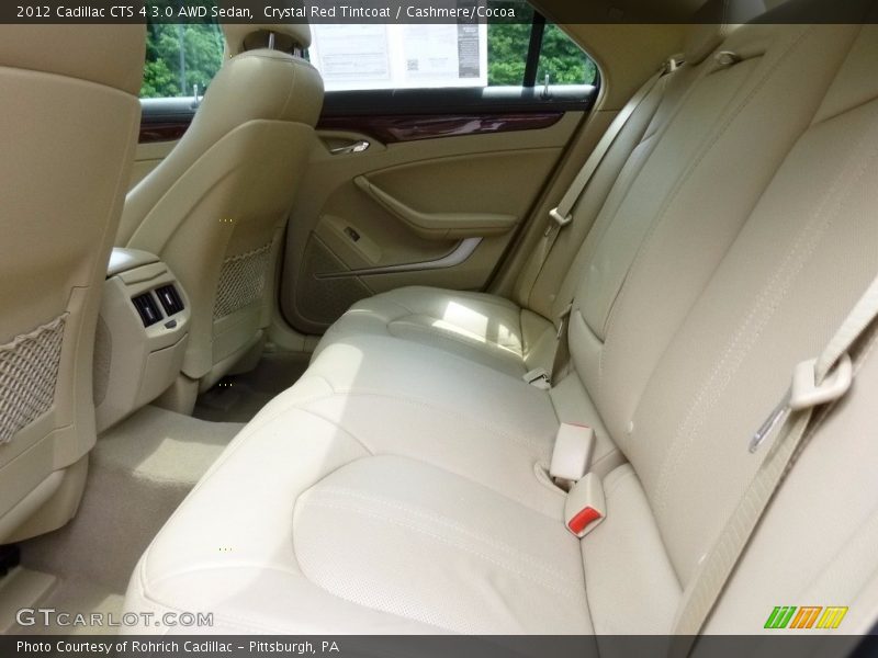 Crystal Red Tintcoat / Cashmere/Cocoa 2012 Cadillac CTS 4 3.0 AWD Sedan