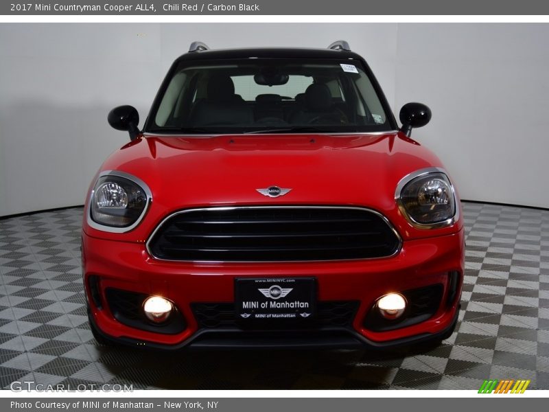 Chili Red / Carbon Black 2017 Mini Countryman Cooper ALL4