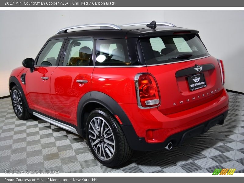 Chili Red / Carbon Black 2017 Mini Countryman Cooper ALL4